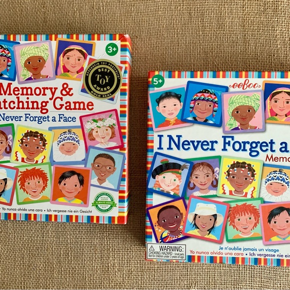 EEBOO Memory & Matching Game aka I Never Forget A Face Ages 3 + - Picture 9 of 9